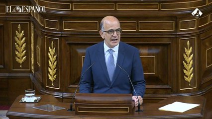 Alberto Catalán (UPN) critica la amnistía como moneda de cambio: "Es una traición a la Transición y una humillación al sistema democrático"