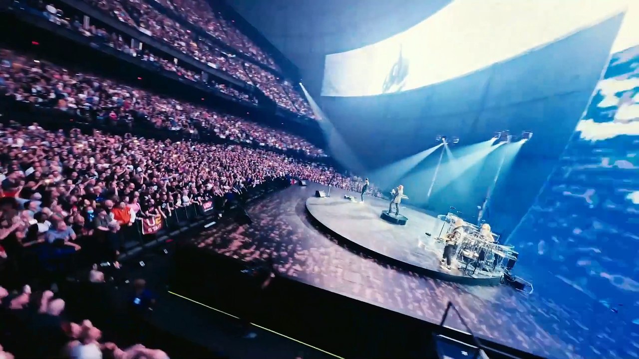 U2 chante "Zoo Station" à la Sphere de Las Vegas