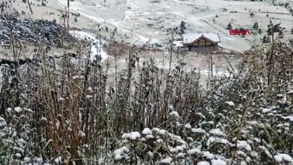 Première neige tombée dans la station de ski de Kartalkaya