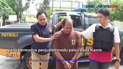 Campur Bahan Berbahaya dengan Air Gula, Pengedar Madu Palsu di OKU Ditangkap Polisi