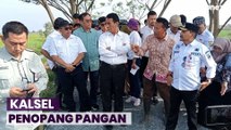 Tinjau Lokasi Lahan, Mentan Sebut Kalsel jadi Penopang Pangan Nasional
