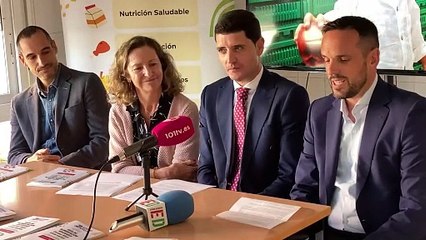 Alberto Vílchez, en un acto con Autismo Sevilla