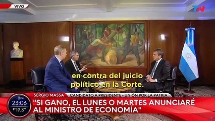 Massa insistió con su idea de llamar a un "Gobierno de unidad nacional"