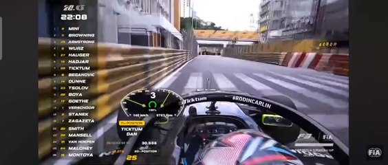 FIA F3 World Cup 2023 Macau Q1 Ticktum Full Onboard Lap