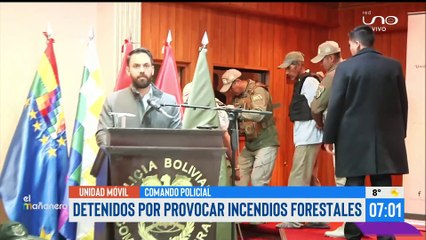 Presentan a provocadores de incendios forestales