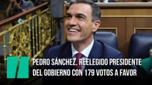 El Congreso de los Diputados inviste a Pedro Sánchez como presidente del Gobierno