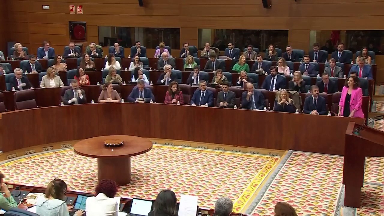 Ayuso se reafirma en su reacción en el Congreso y PSOE y Más Madrid piden explicaciones