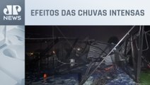 Temporal provoca destruição de centro esportivo no Rio Grande do Sul