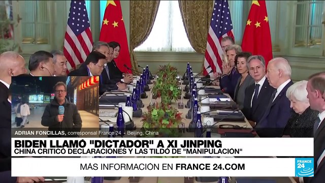 Informe desde Beijing: Biden vuelve a llamar dictador a Xi Jinping tras encuentro bilateral