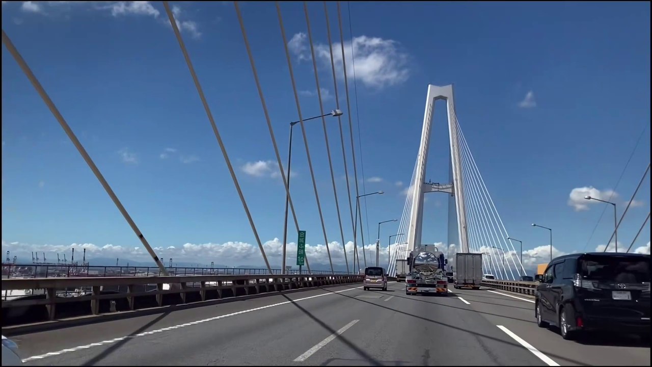 Bridge over port