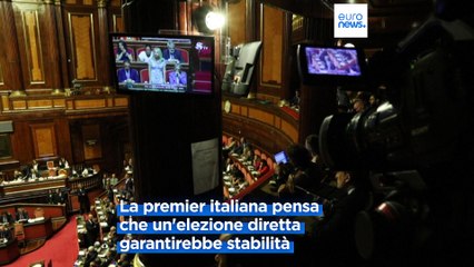 Descargar video: La riforma costituzionale voluta da Meloni potrebbe essere storica o aprire una crisi politica