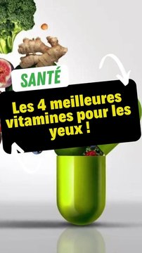 Les 4 meilleures vitamines pour les yeux !