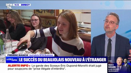 Le succès du Beaujolais nouveau à l'étranger