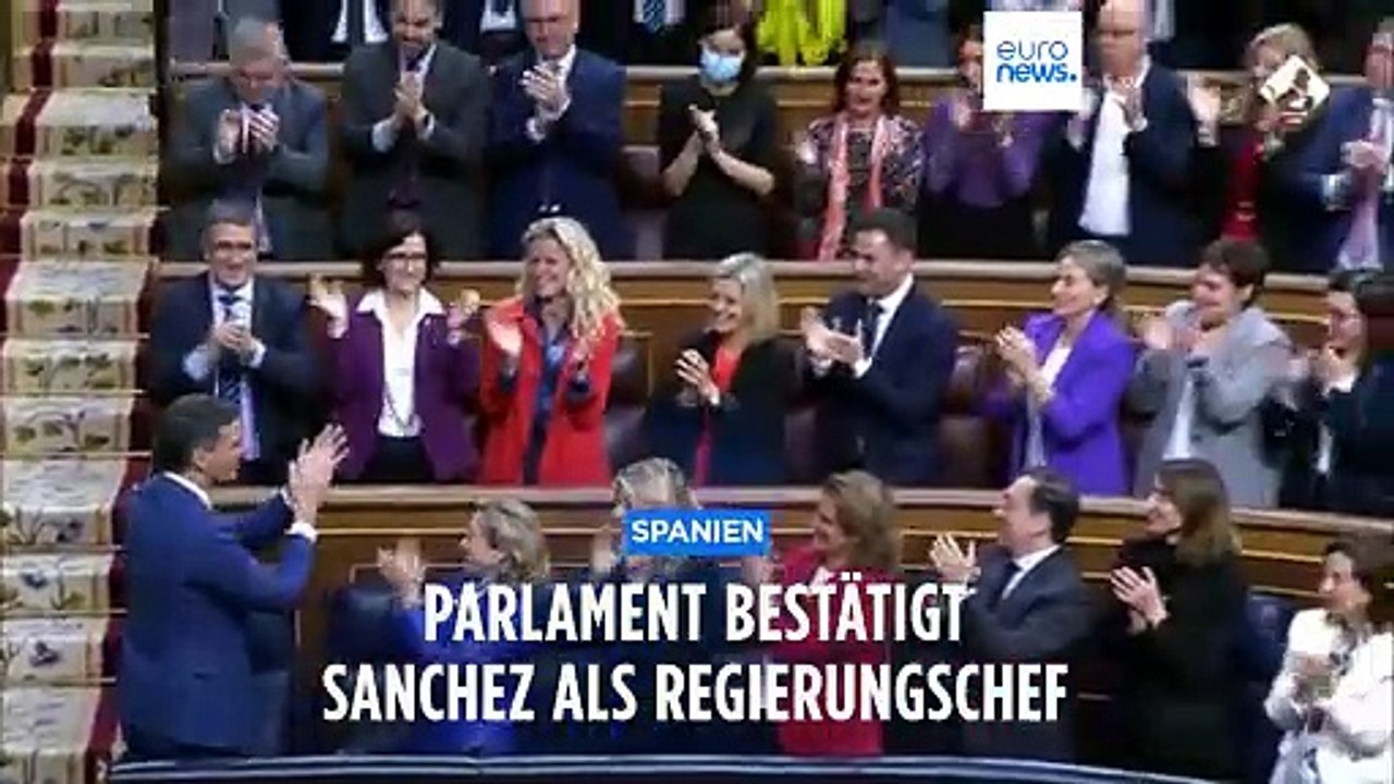 Spanien: Parlament wählt Pedro Sánchez erneut zum Regierungschef