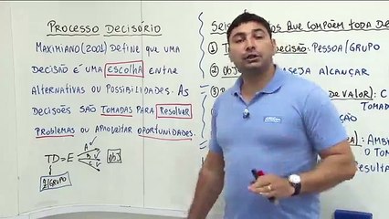 Aula 7.1 - Processo decisório (PARTE I)