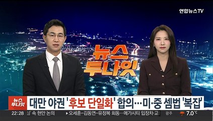 下载视频: 대만 야권 '후보 단일화' 합의…미·중 셈법 '복잡'