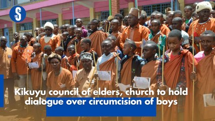 Kikuyu council of elders, church to hold dialogue over circumcision of boys