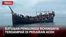 Warga Tolak Ratusan Pengungsi Rohingya yang Terombang-ambing di Perairan Aceh