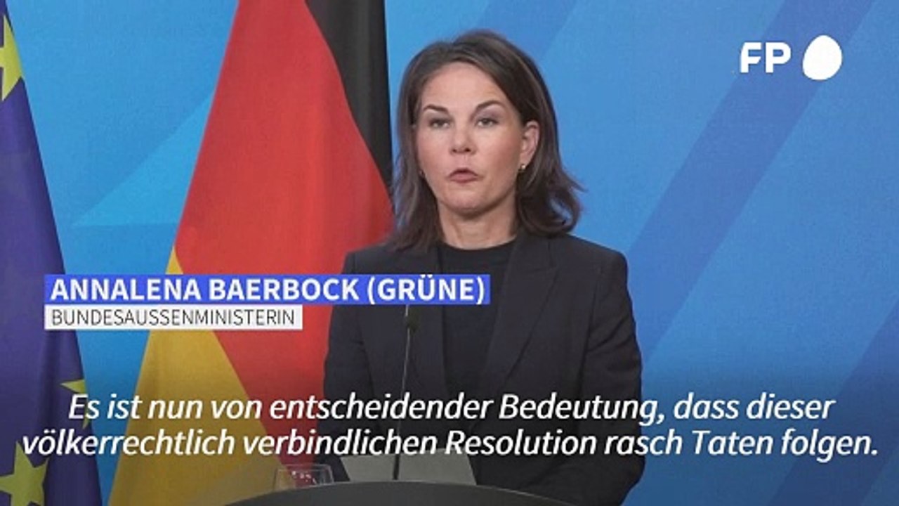 Baerbock ruft Israel zu 'maximaler Rücksicht' auf