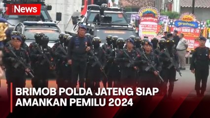 Kapolda Pastikan Brimob Polda Jateng Siap Jaga Kamtibmas Jelang Pemilu 2024