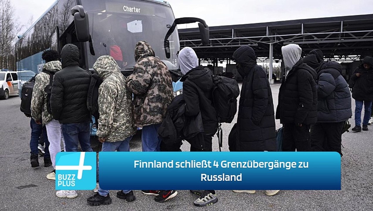 Finnland schließt 4 Grenzübergänge zu Russland