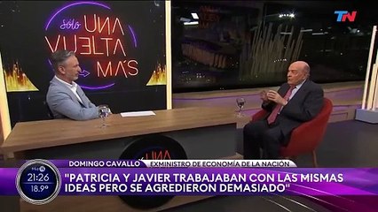 Cavallo vota a Milei