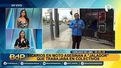 “Jalador” de colectivos es asesinado a balazos en el Cercado de Lima