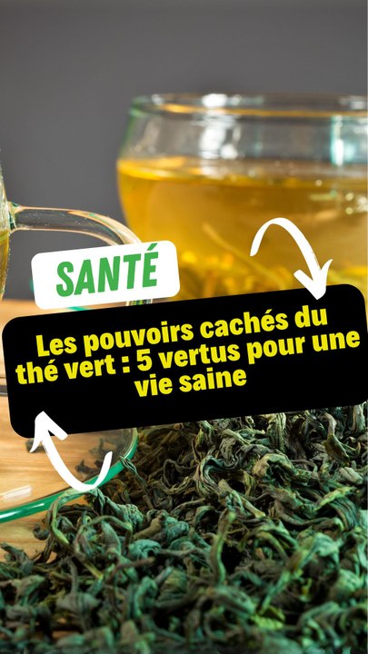 Les pouvoirs cachés du thé vert : 3  vertus pour une vie saine