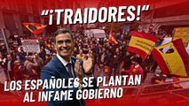 Los españoles ‘calientan’ la calle después del infame pacto de Sánchez con Puigdemont