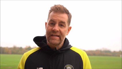Harrogate Town v Swindon Town - Simon Weaver interview