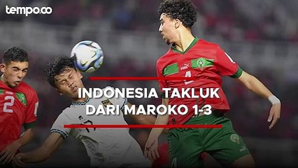 Indonesia Kalah 1-3 dari Maroko di Piala Dunia U-17, Masih Ada Peluang Lolos Grup