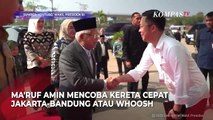 Cerita Wapres Maruf Perdana Jajal Kereta Cepat Whoosh