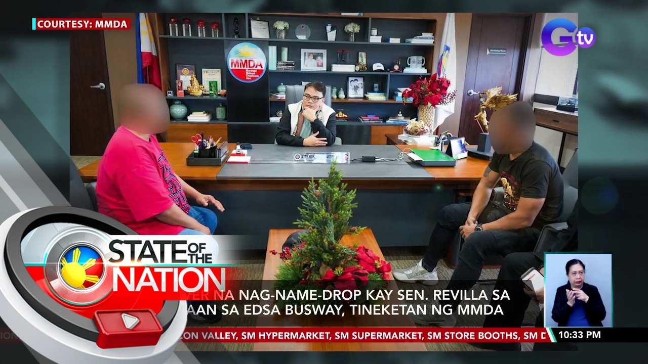 2 driver na nag-name-drop kay Sen. Revilla sa pagdaan sa EDSA Busway, tineketan ng MMDA | SONA