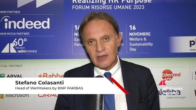 Forum Risorse Umane, Colasanti (WellMakers by Bnp Paribas): Essere partner delle proprie persone è sfida principale