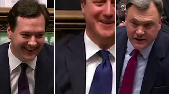 David Cameron’s frontbench appears to mocks Ed Balls after stammer in resurfaced video