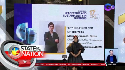 ING-FINEX CFO of the year | SONA