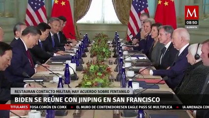 Joe Biden se reúne con Xi Jinping en cumbre APEC; restauran contacto militar
