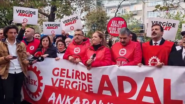 DİSK'in Gelirde Adalet Vergide Adalet yürüyüşü Eskişehir'e ulaştı