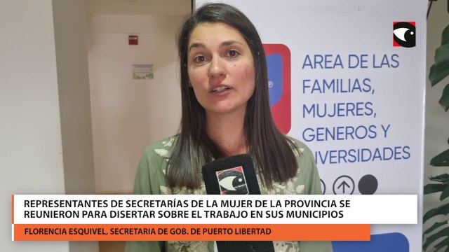 Representantes de secretarías de la mujer de la provincia se reunieron para disertar sobre el trabajo en sus municipios
