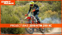 2018 KTM 250 XC Project Bike Riding Impression