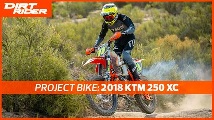2018 KTM 250 XC Project Bike Riding Impression
