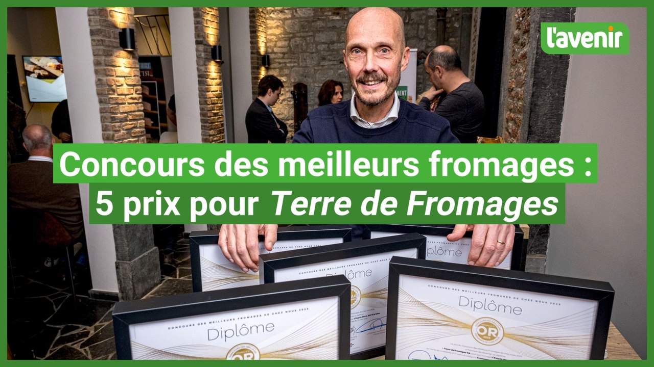 Remise de prix meilleurs fromages de Wallonie 2023