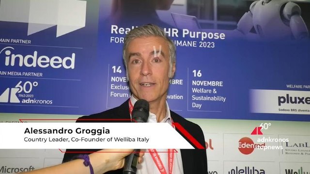 Forum Risorse Umane, Groggia (Welliba): “Forniamo dati insight che aiutano a capire livello soddisfazione”