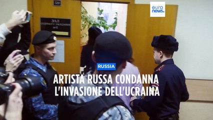 Artista russa contro la guerra in Ucraina, arrestata