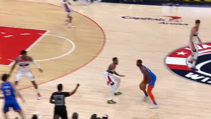 Shai Gilgeous-Alexander reacts to game-winner vs. Washington