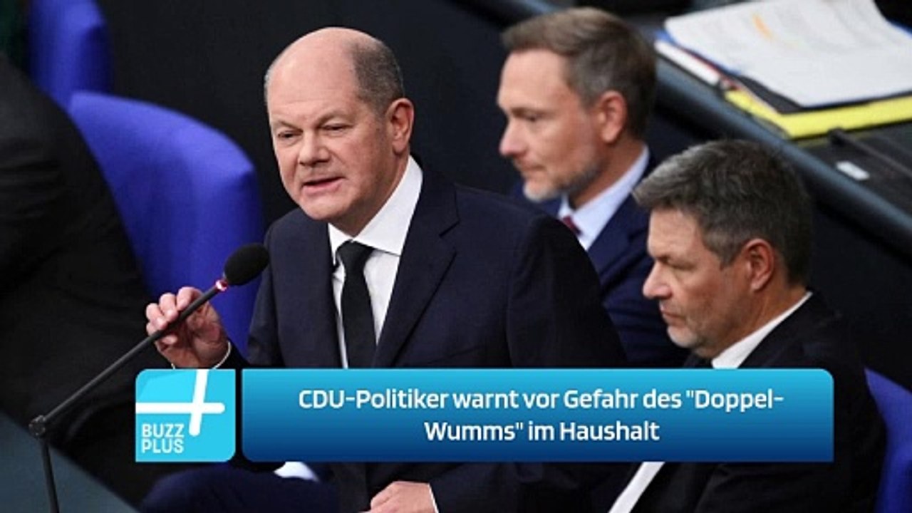 CDU-Politiker warnt vor Gefahr des 'Doppel-Wumms' im Haushalt
