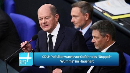 CDU-Politiker warnt vor Gefahr des "Doppel-Wumms" im Haushalt