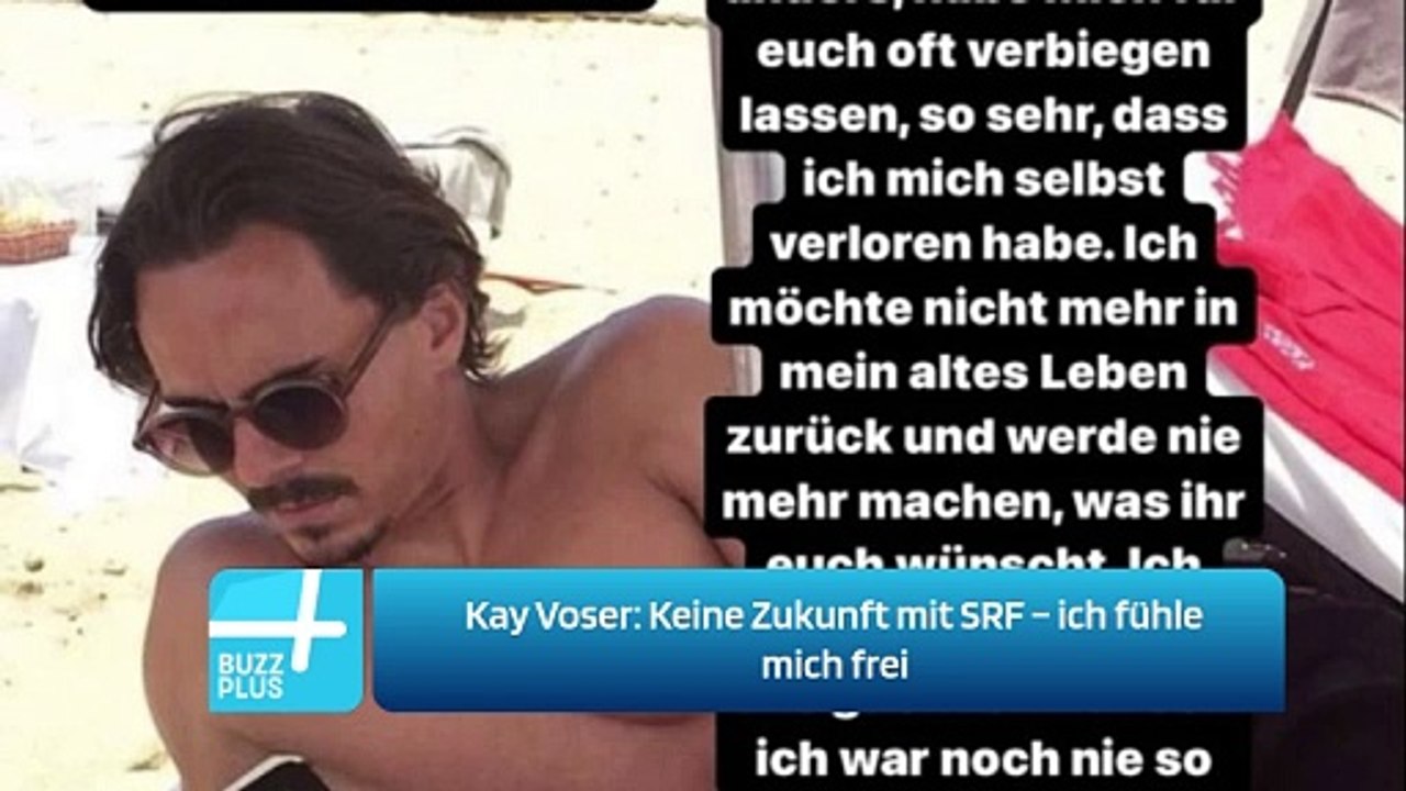 Kay Voser: Keine Zukunft mit SRF – ich fühle mich frei