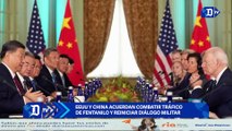 EEUU y China acuerdan combatir tráfico de fentanilo y reiniciar diálogo militar | El diario en 90 segundos