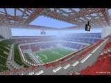 Çok Büyük Futbol Stadyum'u Yaptık !!! - Minecraft Modern Evler